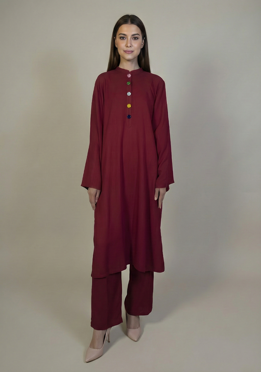 Mahroon Suit